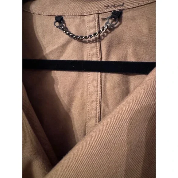 Dries Van Noten Classic Beige Long Trench Coat Double Breasted Belted